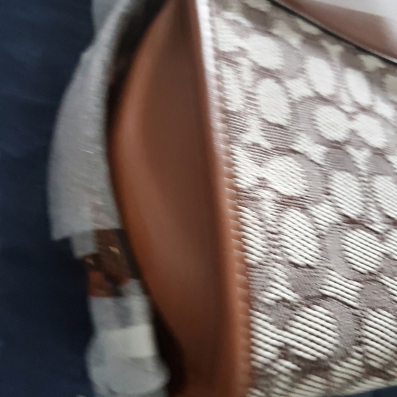 Brand New with tags Coach Tom Wesselman Ltd Ed  Rouge Leather & Canvas Satchel - Picture 6 of 12